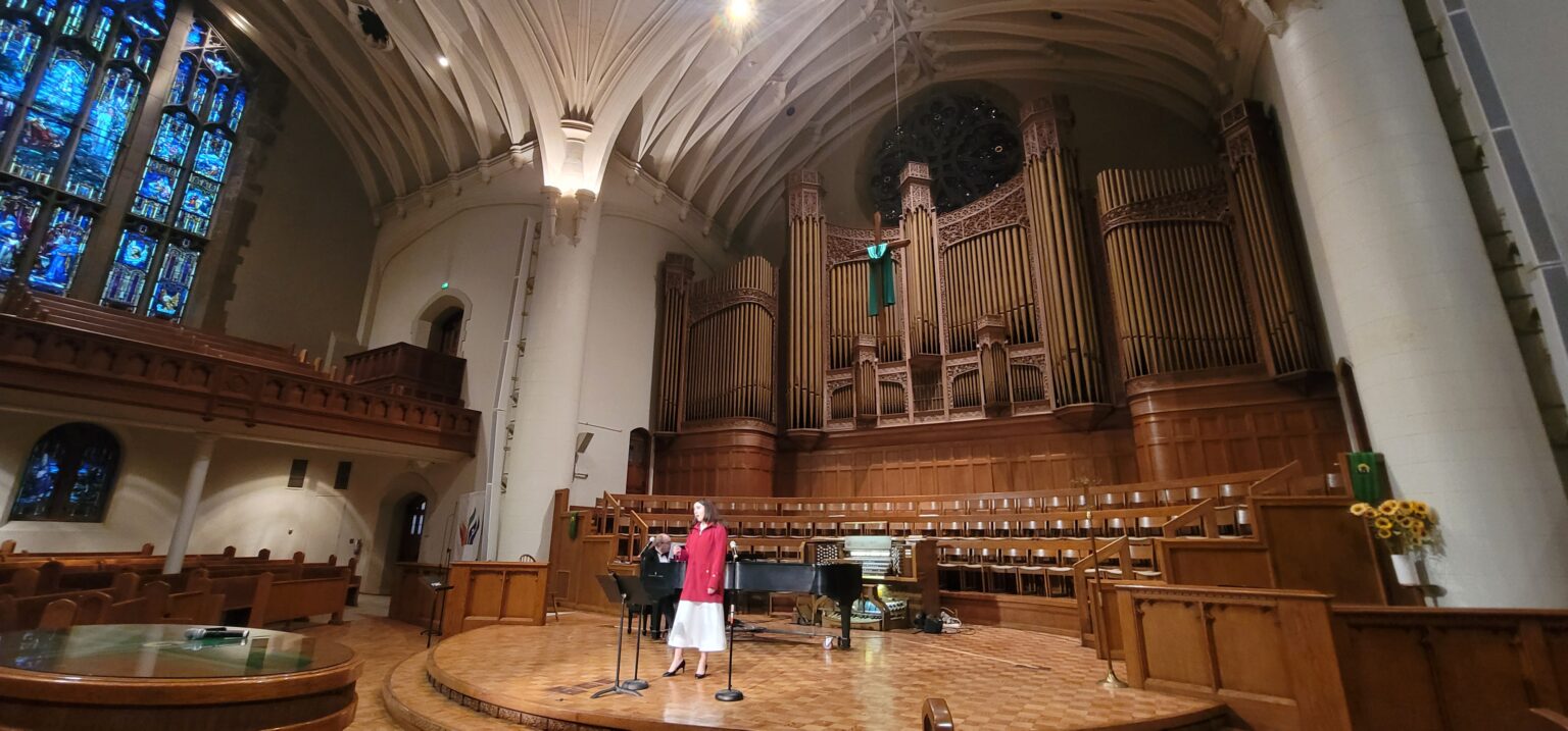 Community choir concert captured with professional photography